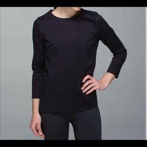 Lululemon black casual top - size small